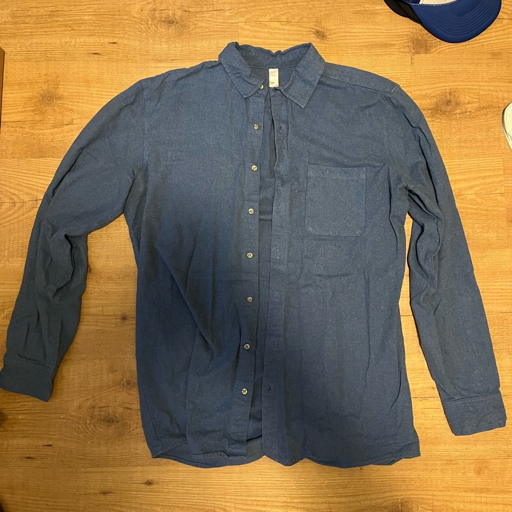 Vintage American Apparel Blue Flannel